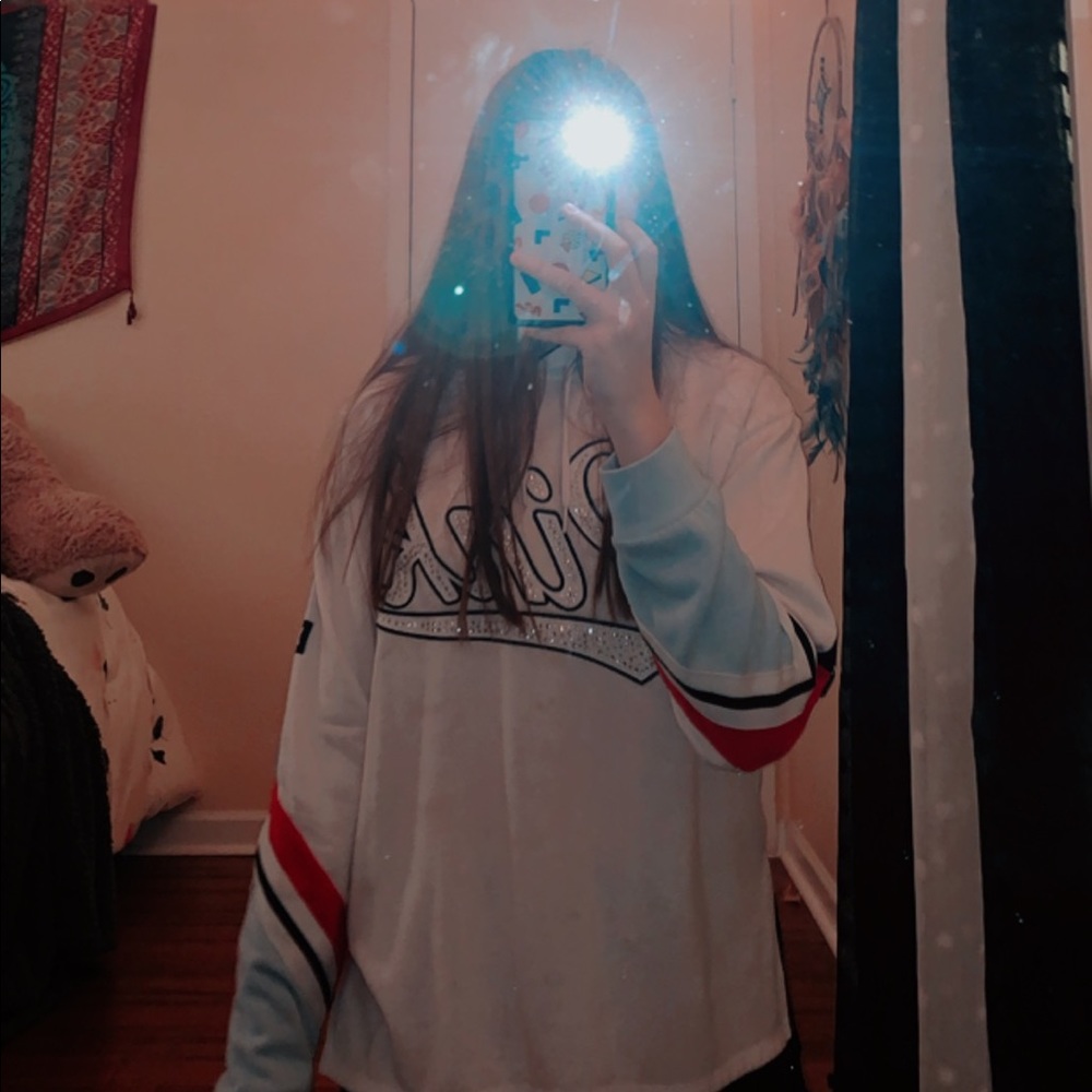 Pink hoodie supper cute ⚡️✨